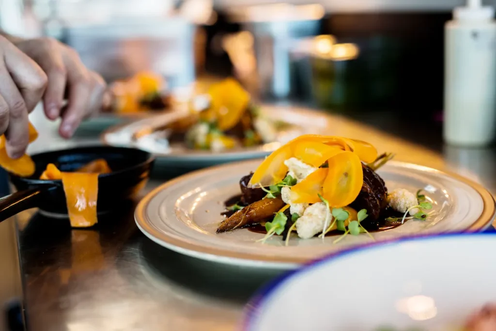 elegant-dish-preparation-in-a-restaurant-kitchen
