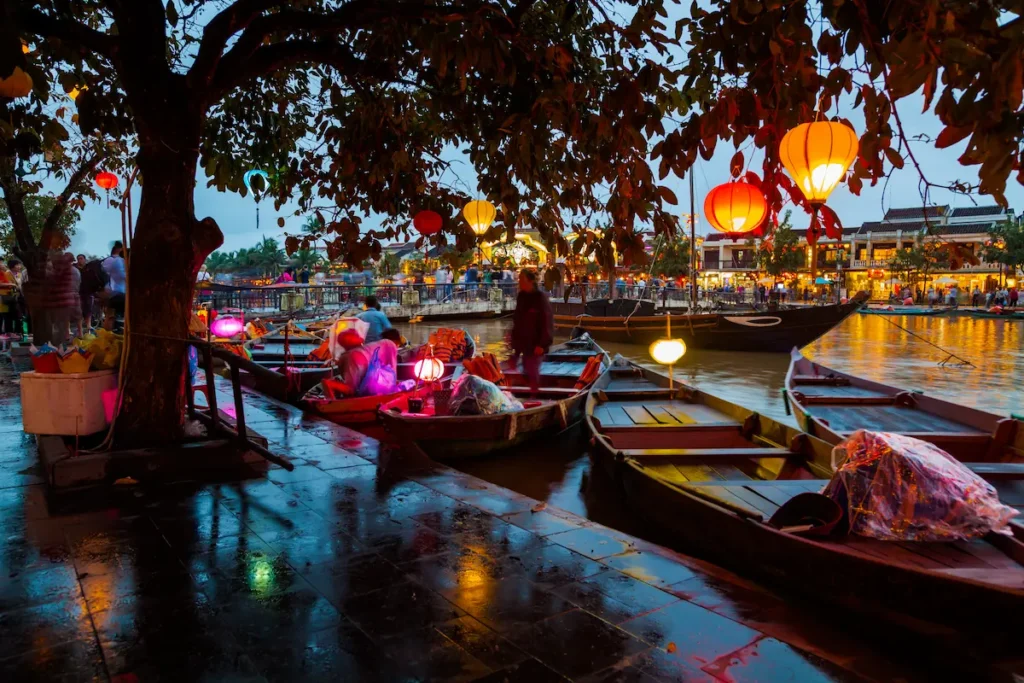 hoi-an-vietnam-street-view-with-traditional-boat