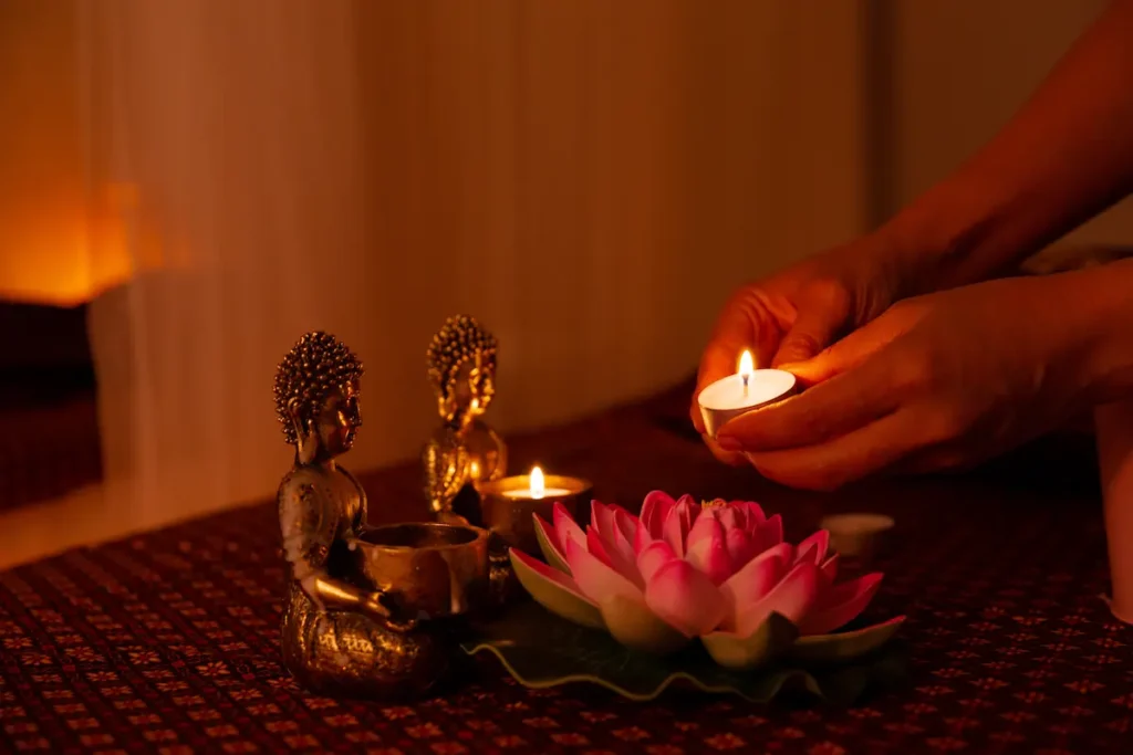 relaxing-spa-scene-with-candles-and-lotus-flower