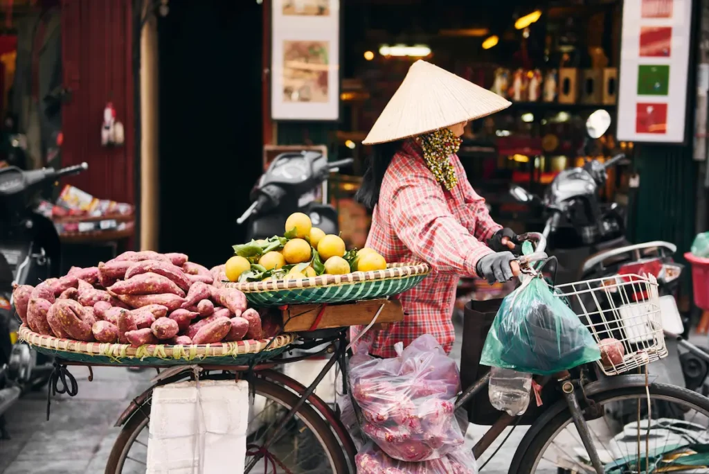 vietnamese-woman-selling-tropical-fruit